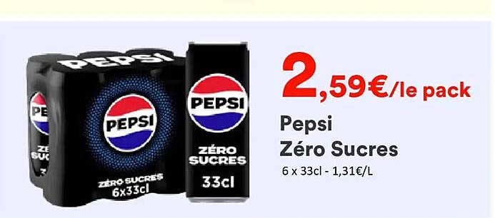 Pepsi Zéro Sucres