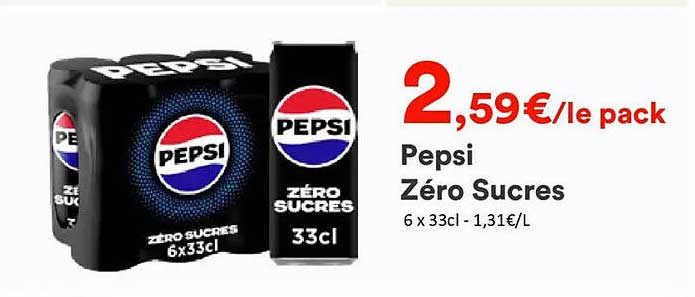 Pepsi Zéro Sucres