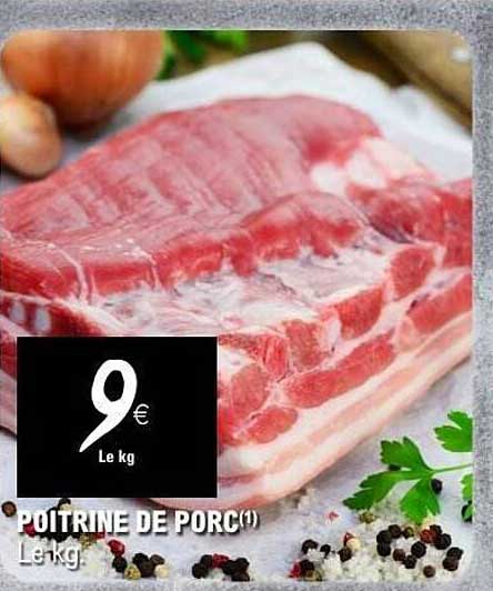 POITRINE DE PORC(1)