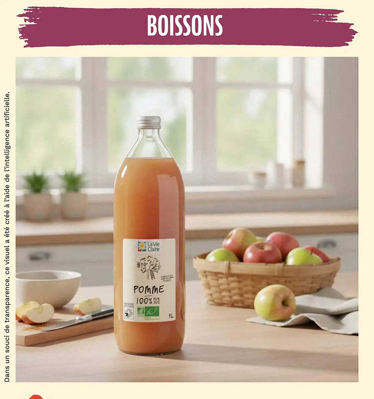 Pomme 100% pur jus