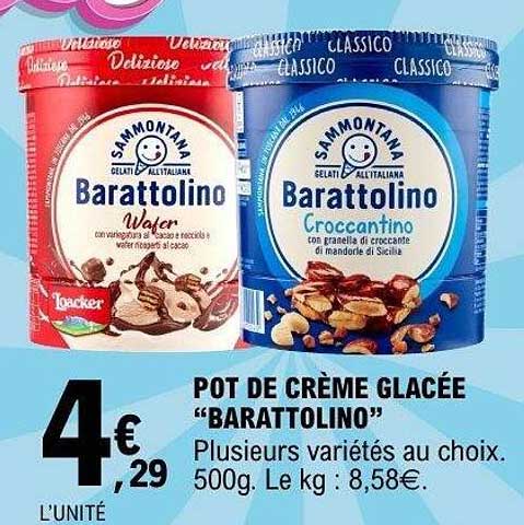 POT DE CRÈME GLACÉE “BARATTOLINO”