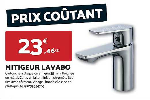 PRIX COÛTANT