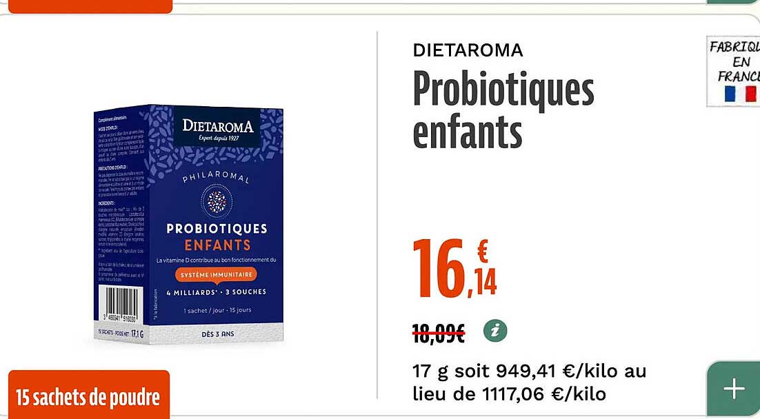 Probiotiques enfants