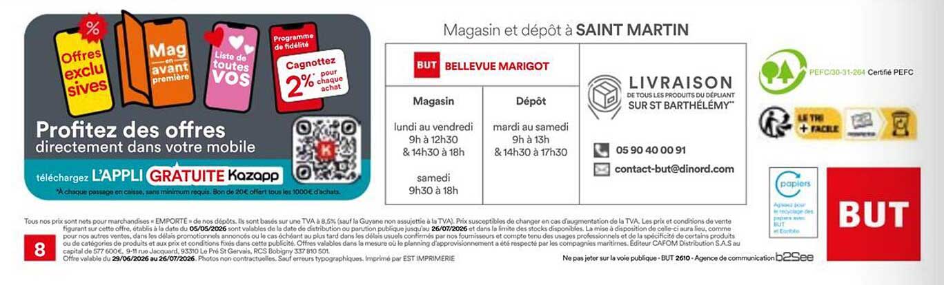 Profitez des offres directement dans votre mobile
