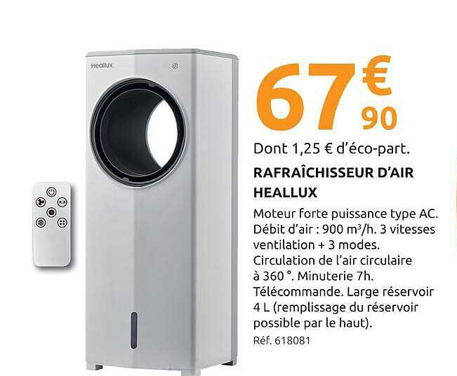 RAFRAÎCHISSEUR D’AIR HEALLUX