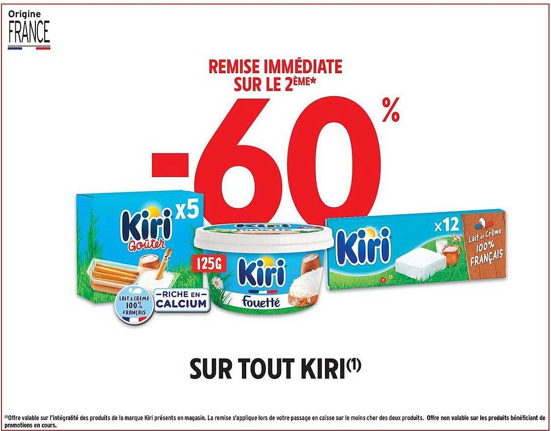 REMISE IMMÉDIATE SUR LE 2ÈME*