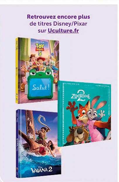 Retrouvez encore plus de titres Disney/Pixar sur Uculture.fr