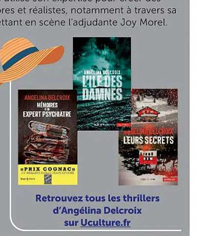 Retrouvez tous les thrillers d'Angélina Delcroix sur Uculture.fr