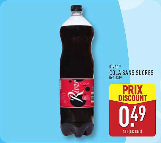 RIVER® COLA SANS SUCRES