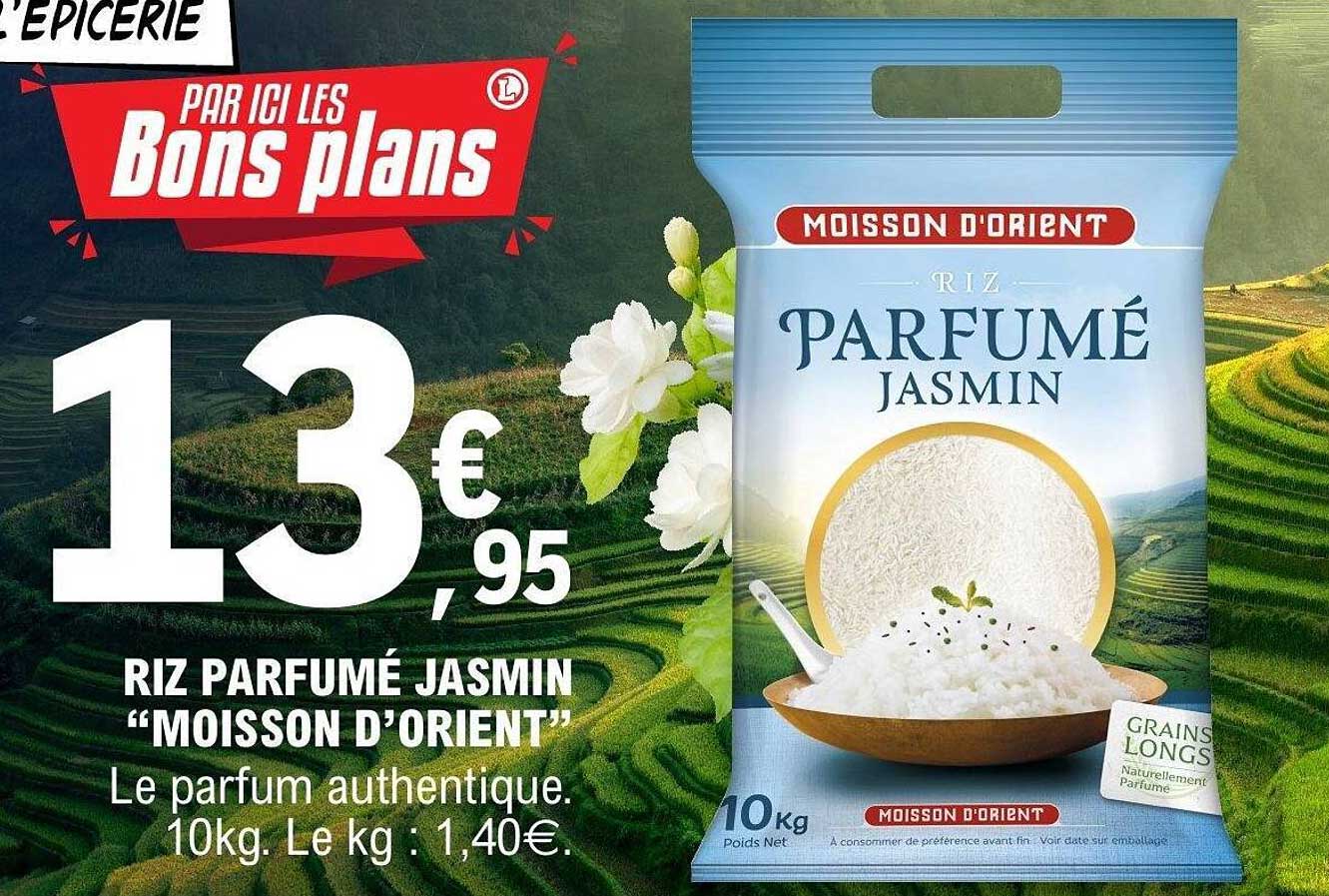 Riz parfumé jasmin “Moisson d’Orient”
