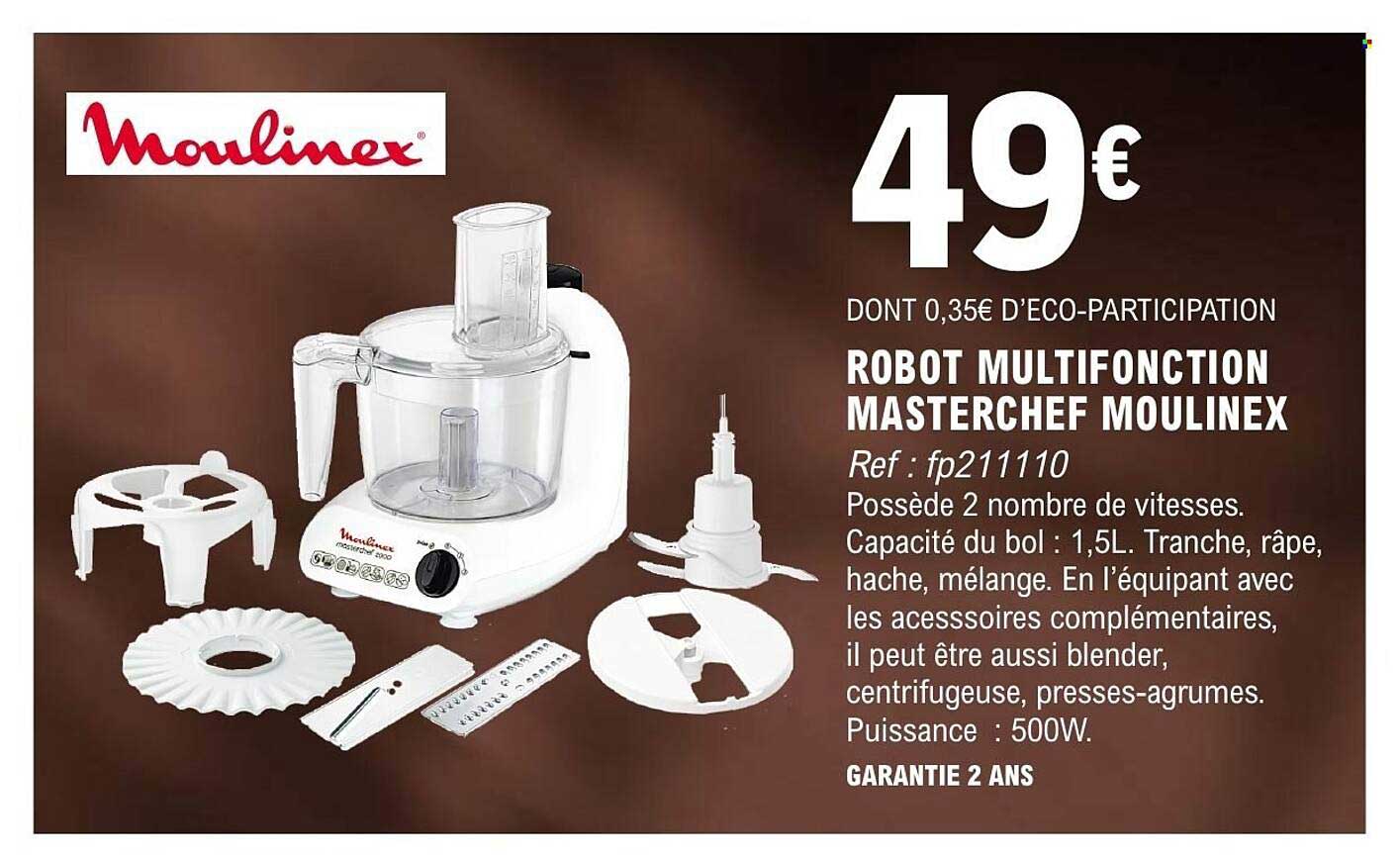 ROBOT MULTIFONCTION MASTERCHEF MOULINEX