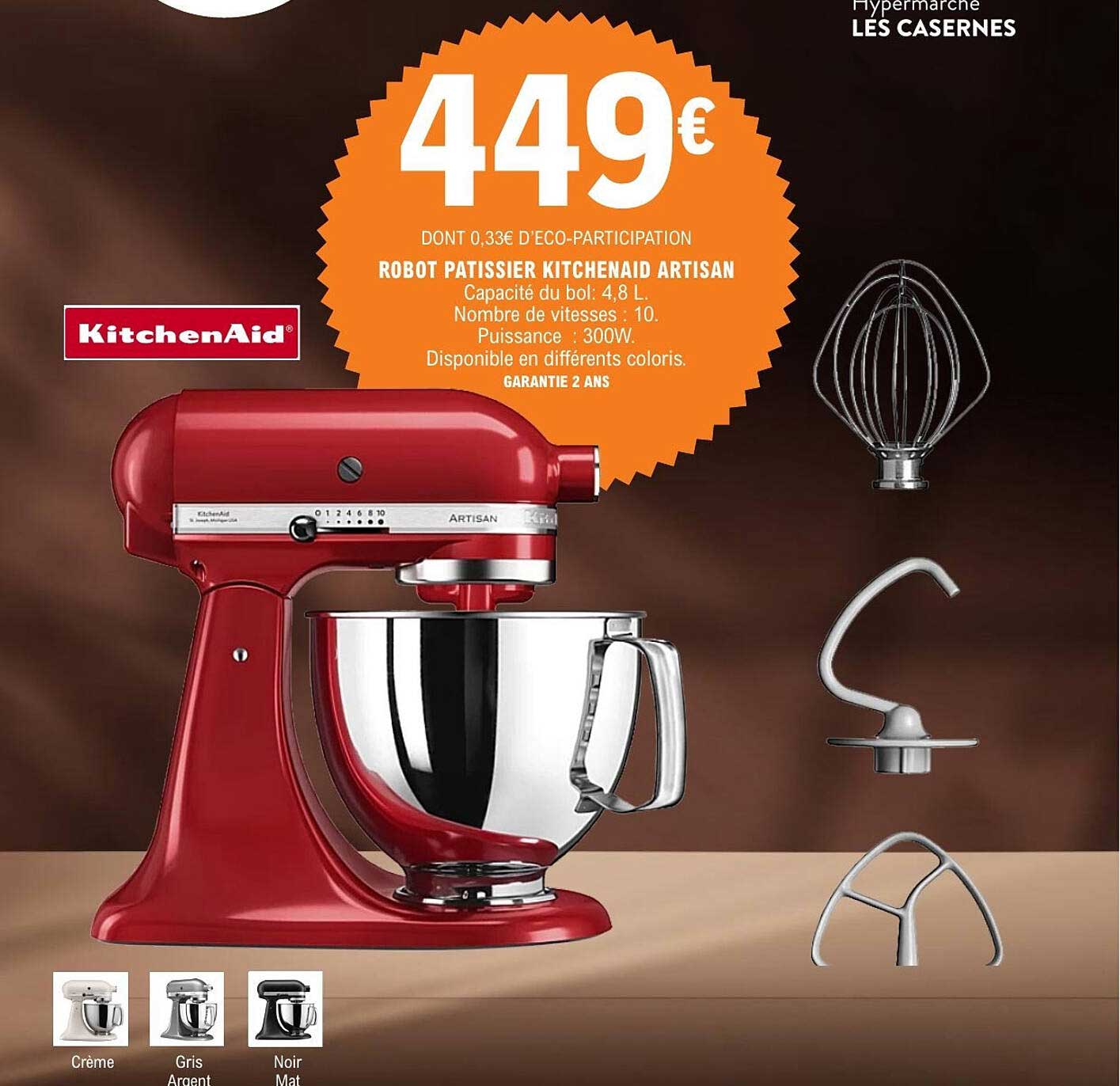 ROBOT PATISSIER KITCHENAID ARTISAN