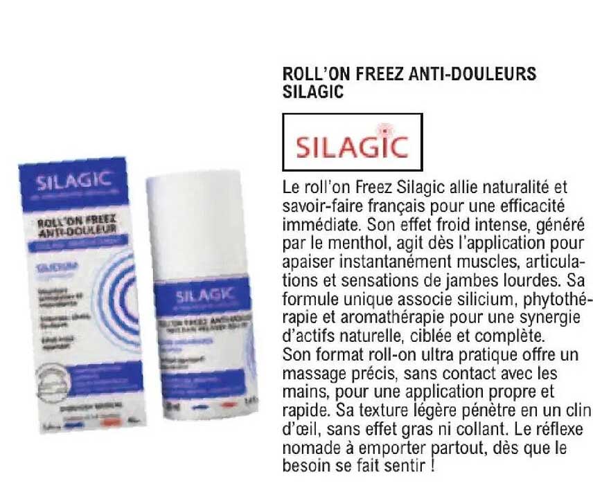 ROLL’ON FREEZ ANTI-DOULEURS SILAGIC