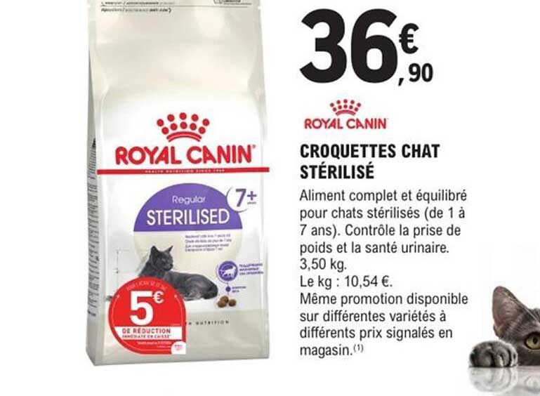 ROYAL CANIN CROQUETTES CHAT STÉRILISÉ