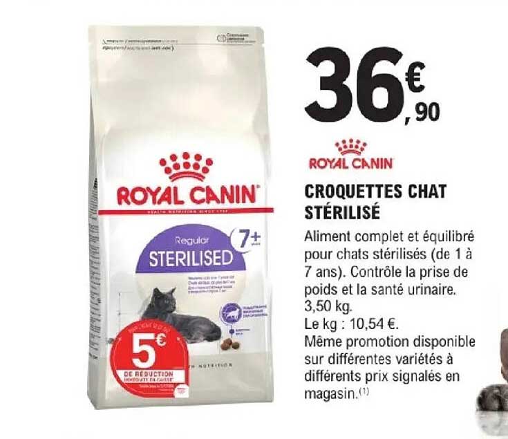 ROYAL CANIN CROQUETTES CHAT STÉRILISÉ