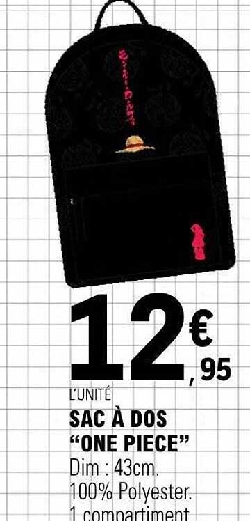 SAC À DOS “ONE PIECE”