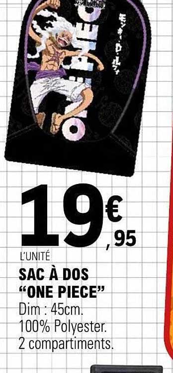 SAC À DOS “ONE PIECE”