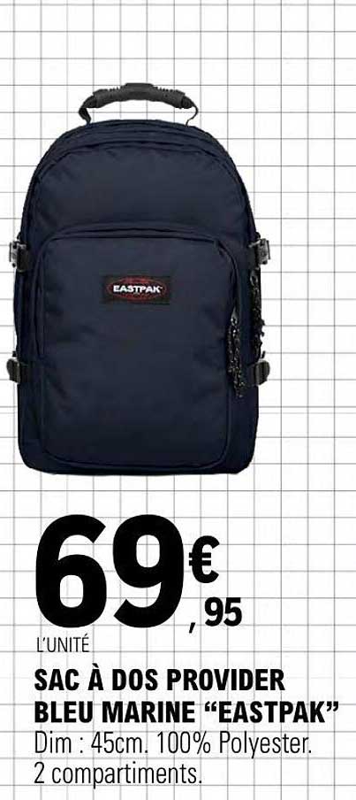 SAC À DOS PROVIDER BLEU MARINE “EASTPAK”