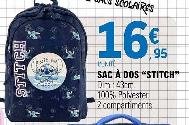 SAC À DOS “STITCH”