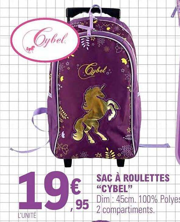 SAC À ROULETTES “CYBEL”
