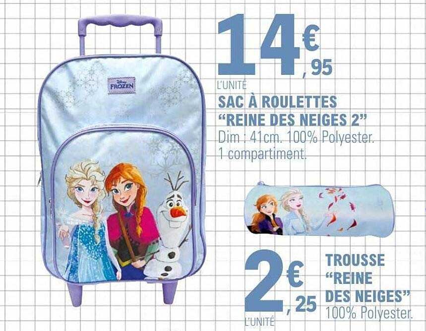 SAC À ROULETTES “REINE DES NEIGES 2”