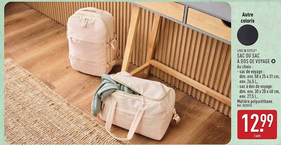 SAC OU SAC À DOS DE VOYAGE