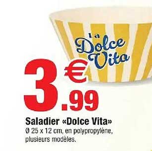Saladier «Dolce Vita»
