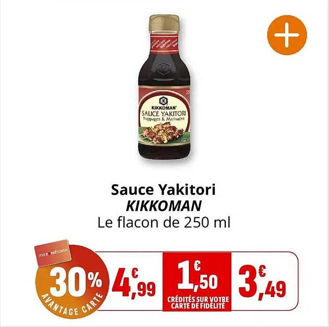 Sauce Yakitori KIKKOMAN Le flacon de 250 ml