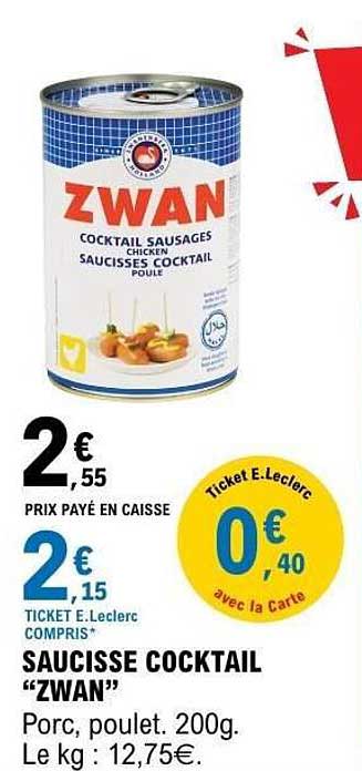 SAUCISSE COCKTAIL “ZWAN”