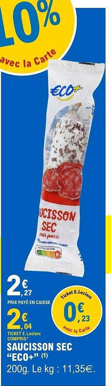 SAUCISSON SEC “ECO+” (1)