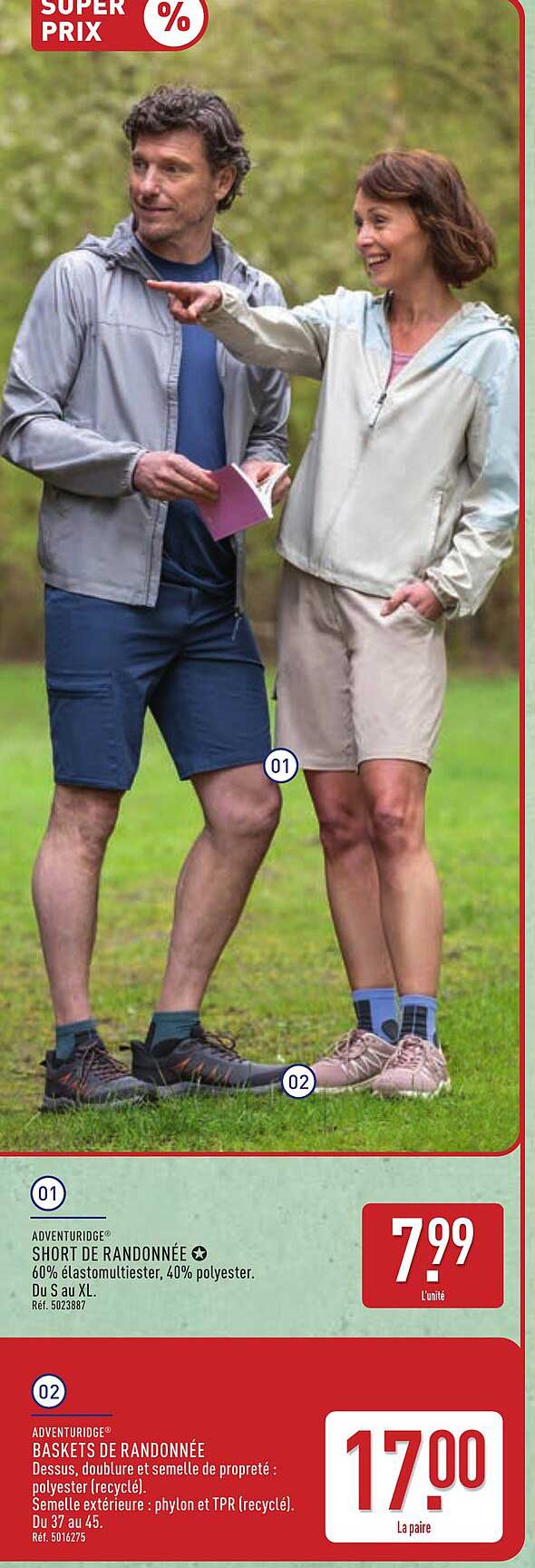 SHORT DE RANDONNÉE