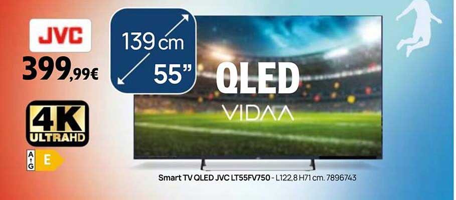 Smart TV QLED JVC LT55FV750