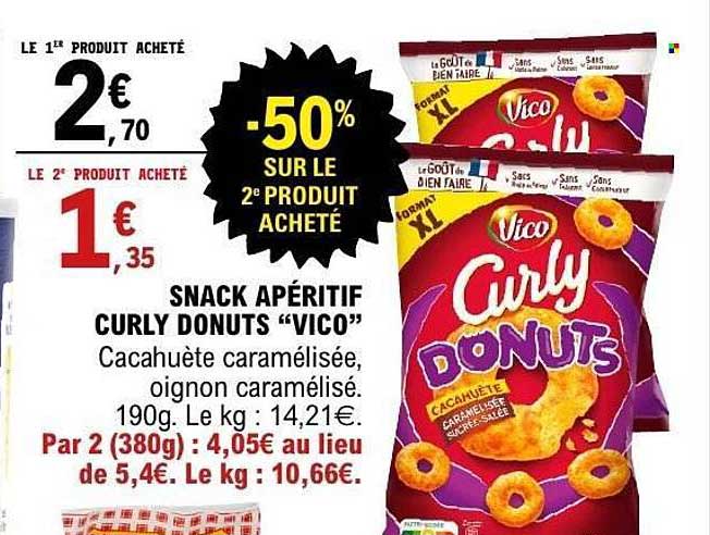 SNACK APÉRITIF CURLY DONUTS “VICO”