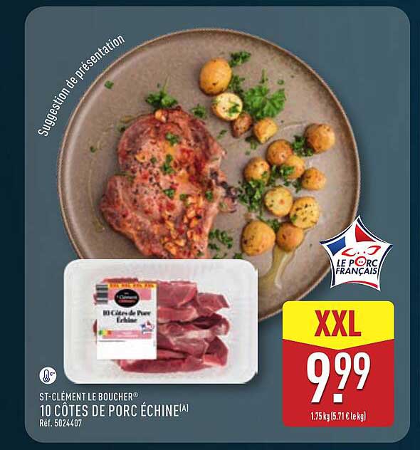 ST-CLÉMENT LE BOUCHER® 10 CÔTES DE PORC ÉCHINE(A)