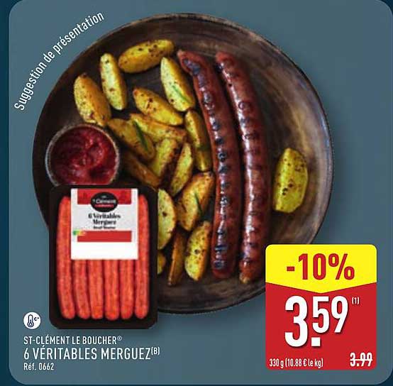 ST-CLÉMENT LE BOUCHER® 6 VÉRITABLES MERGUEZ(B)