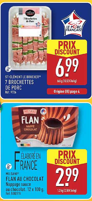 ST-CLÉMENT LE BOUCHER® 7 BROCHETTES DE PORC