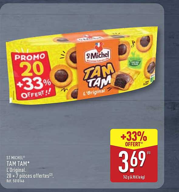 ST MICHEL TAM TAM* L'original. 20 + 7 pieces offertes(2). Réf. 5010164