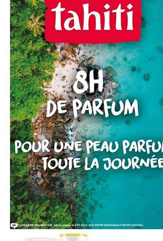 tahiti 8H DE PARFUM POUR UNE PEAU PARFUMÉE TOUTE LA JOURNÉE