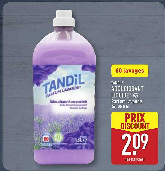 TANDIL® ADOUCISSANT LIQUIDE* Parfum lavande.