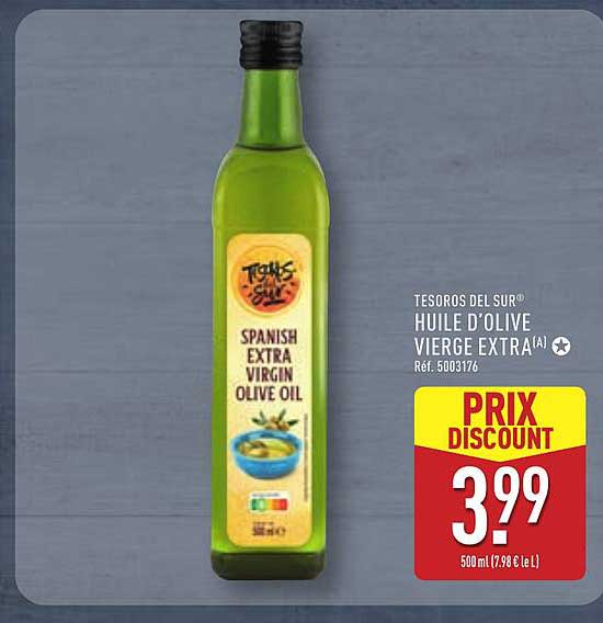 TESOROS DEL SUR® HUILE D'OLIVE VIERGE EXTRA (A)