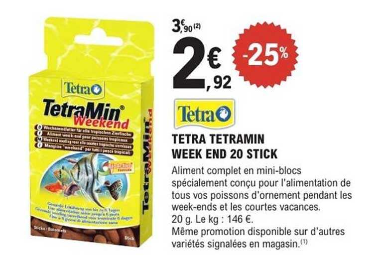 TETRA TETRAMIN WEEK END 20 STICK