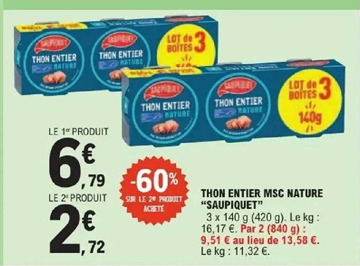 THON ENTIER MSC NATURE “SAUPIQUET”