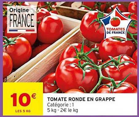 TOMATE RONDE EN GRAPPE