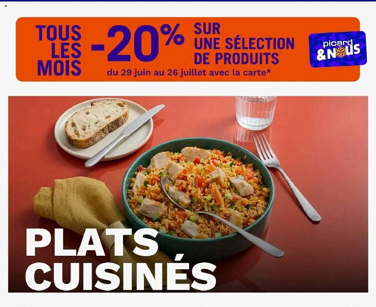 TOUS LES MOIS -20% SUR UNE SÉLECTION DE PRODUITS