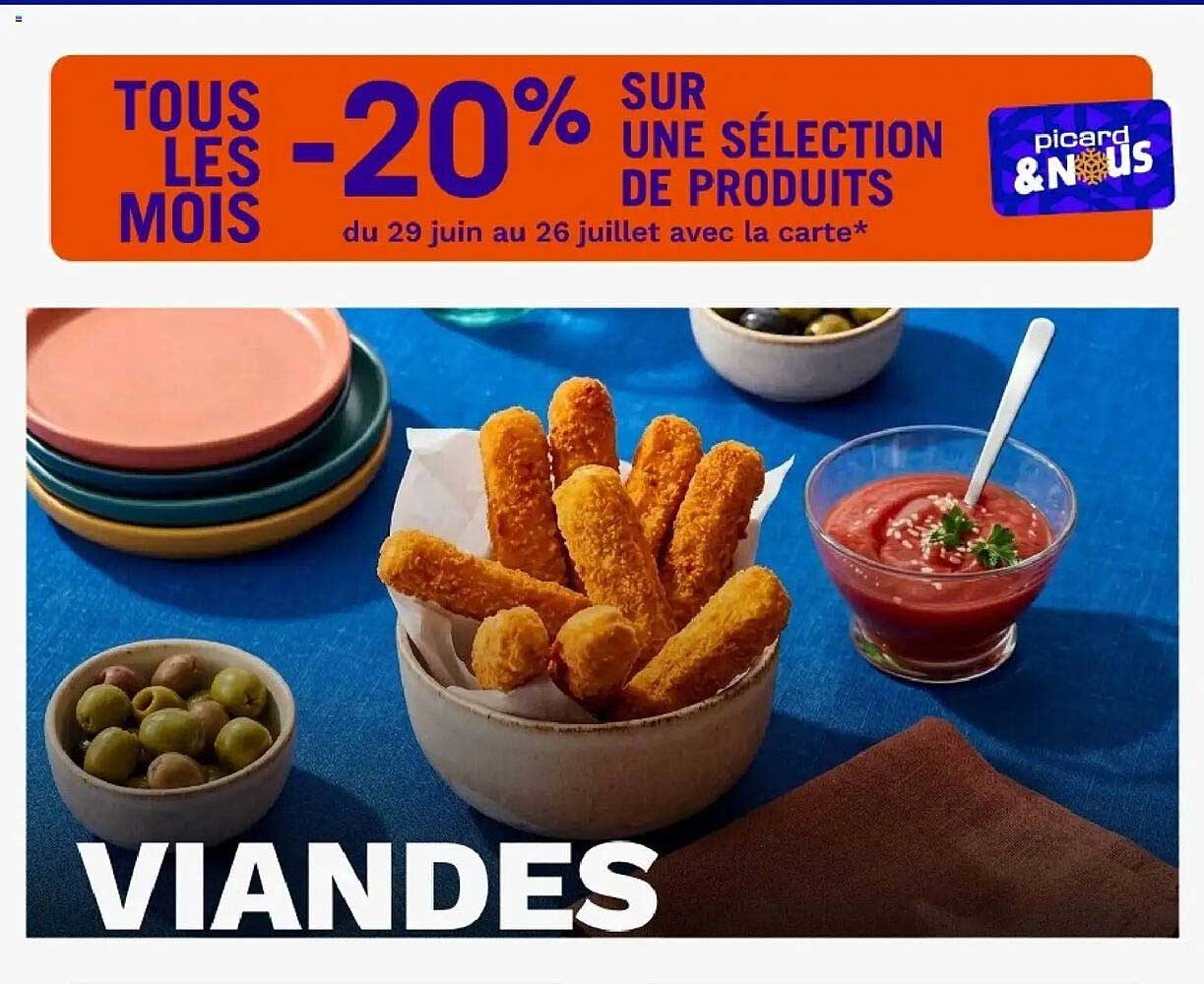 TOUS LES MOIS -20% SUR UNE SÉLECTION DE PRODUITS