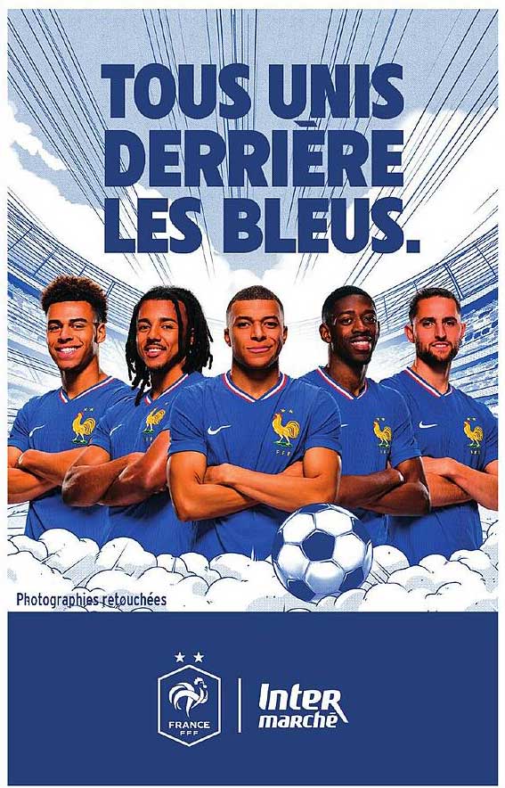 TOUS UNIS DERRIÈRE LES BLEUS.