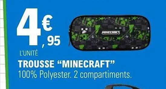 TROUSSE "MINECRAFT"