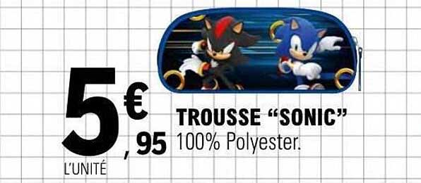 TROUSSE “SONIC” 100% Polyester.