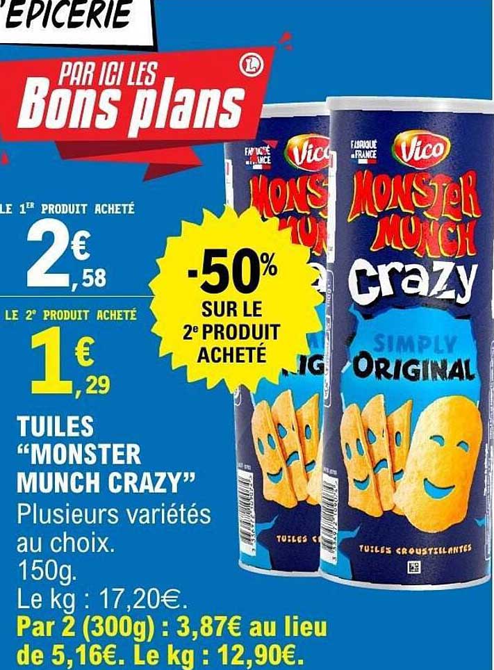 TUILES “MONSTER MUNCH CRAZY”