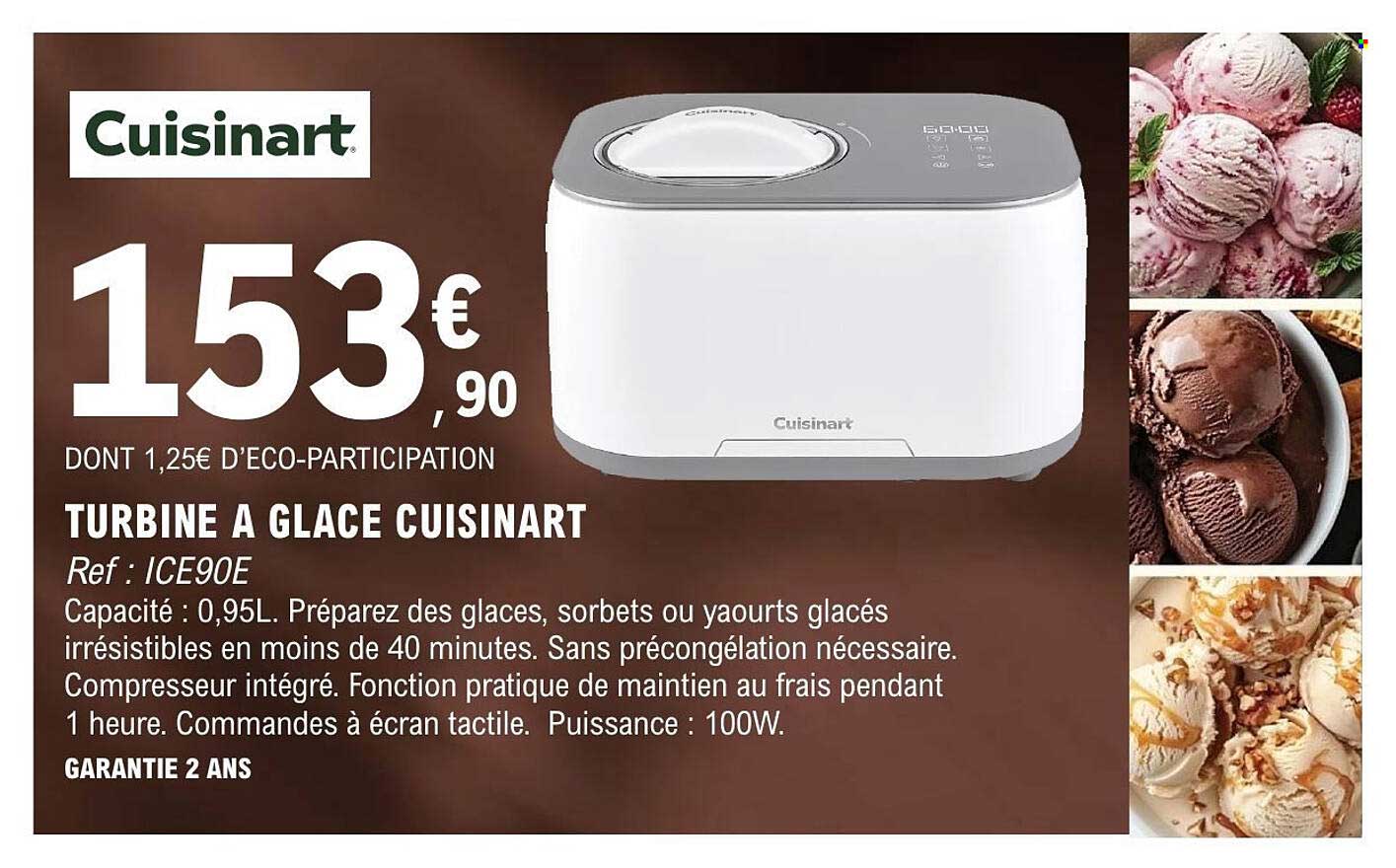 TURBINE A GLACE CUISINART